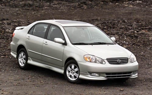 2004 Toyota corolla mileage per gallon