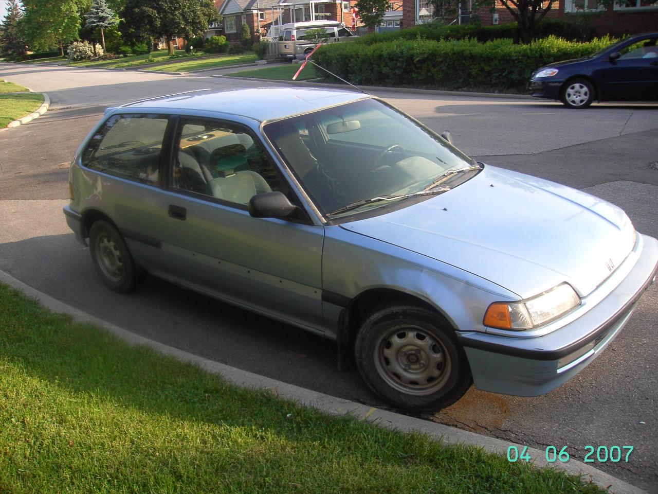 1990 Honda civic dx hatchback parts #7