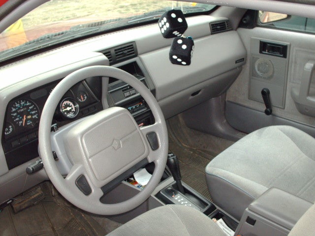 1993 Dodge Spirit Interior. 1993 Dodge Shadow 2 Dr STD