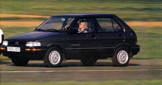 1992 Subaru Justy 4 Dr GL 4WD Hatchback Pictures