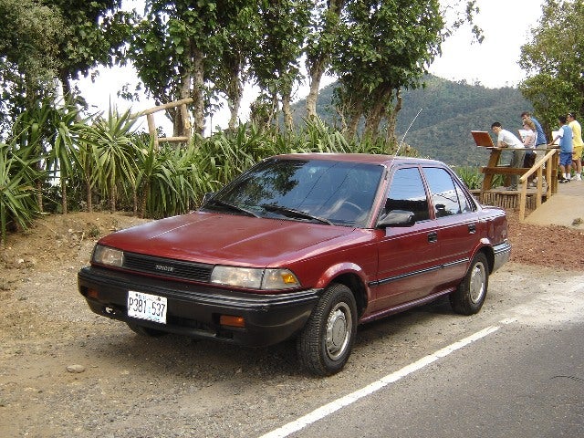 1989 Toyota Corolla DX My 89 Corolla is my best partner