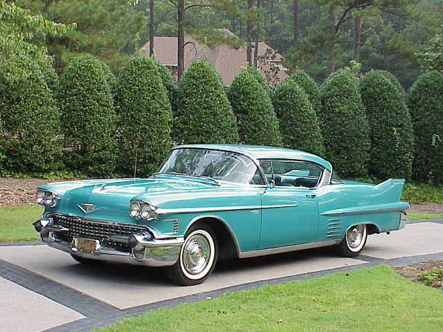 1958 Cadillac DeVille picture exterior 1958 cadillac coupe deville