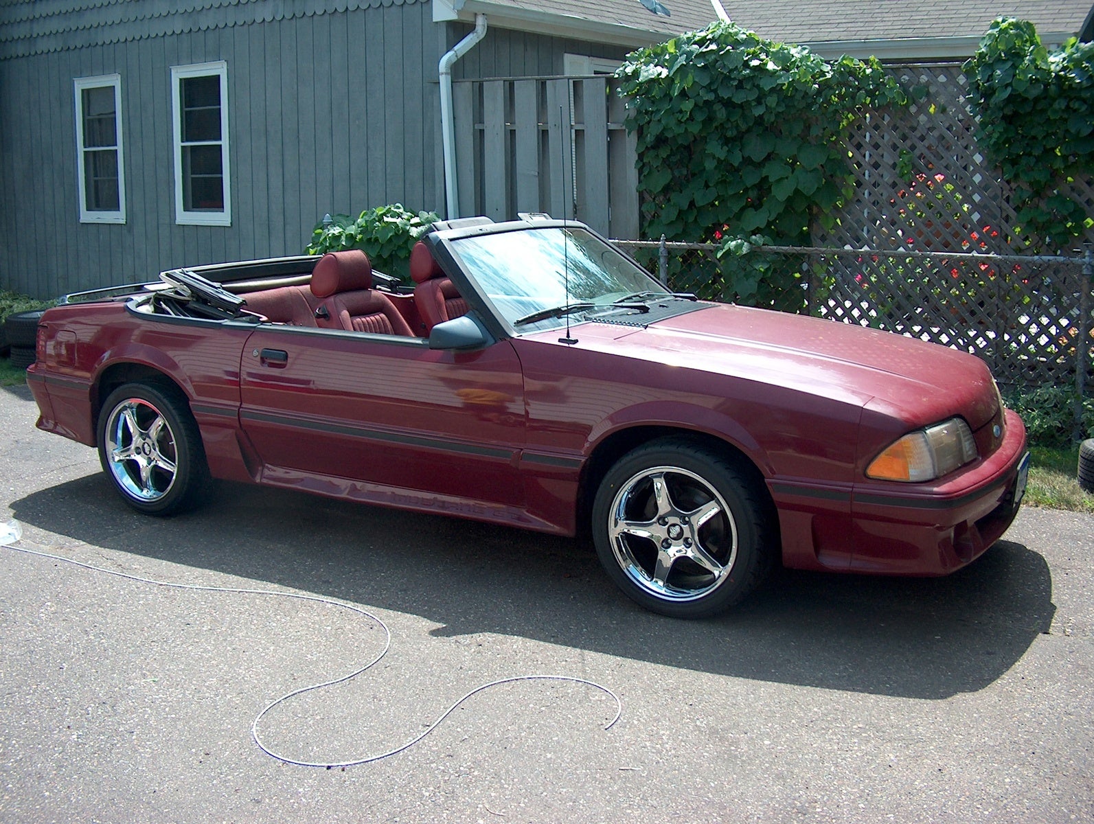 87 Ford mustang lx convertible #9