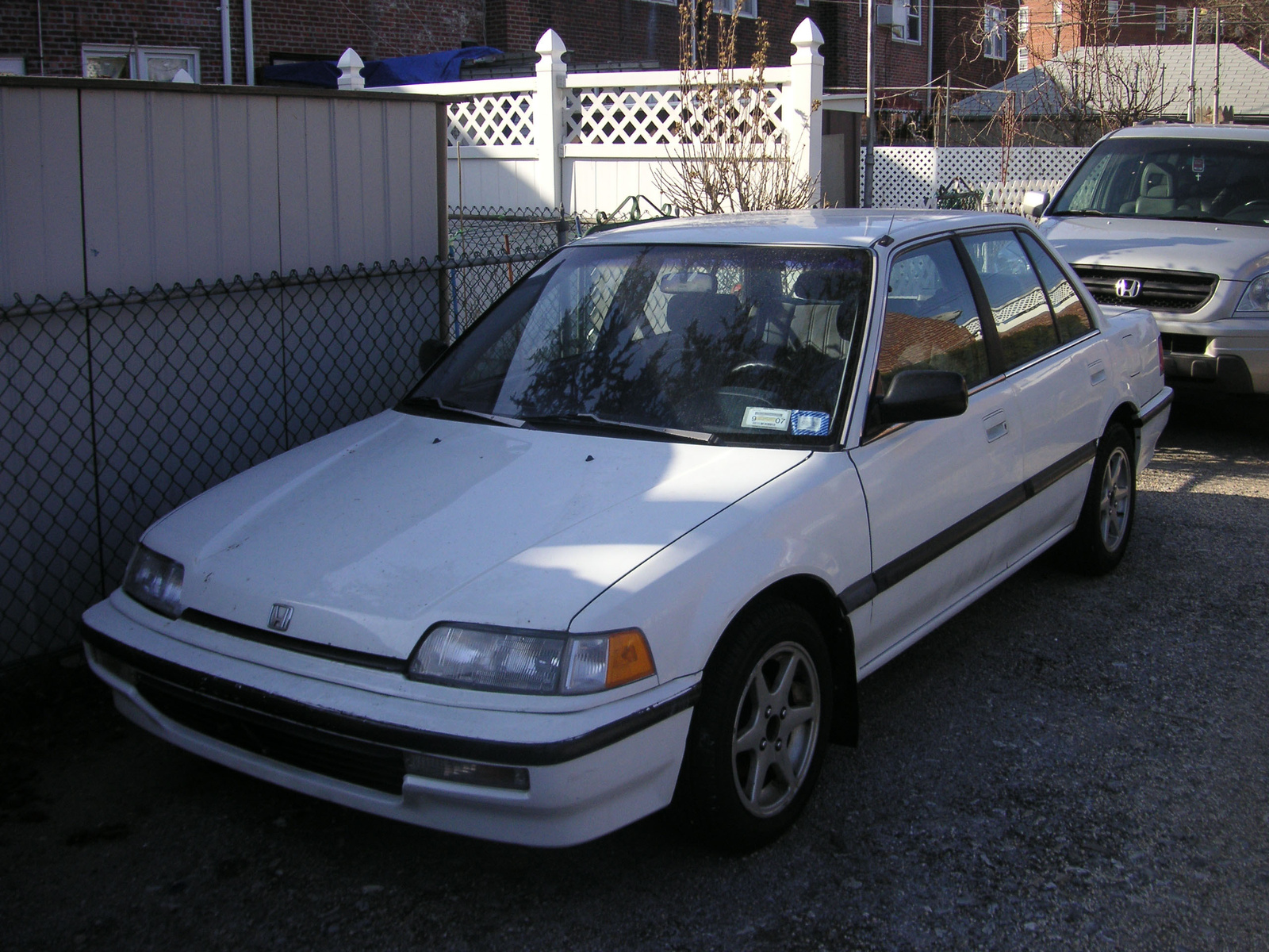 1991 Honda civic lx 4-door #4