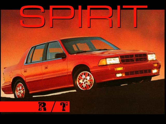 Dodge Spirit 1992. 1991 Dodge Spirit 4 Dr R/T