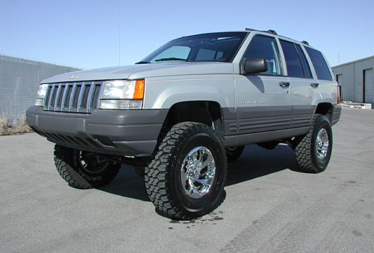 1995 Jeep grand cherokee laredo body lift #5