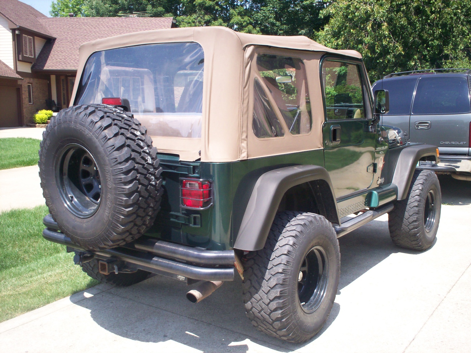 2000 Jeep sahara chrome #2