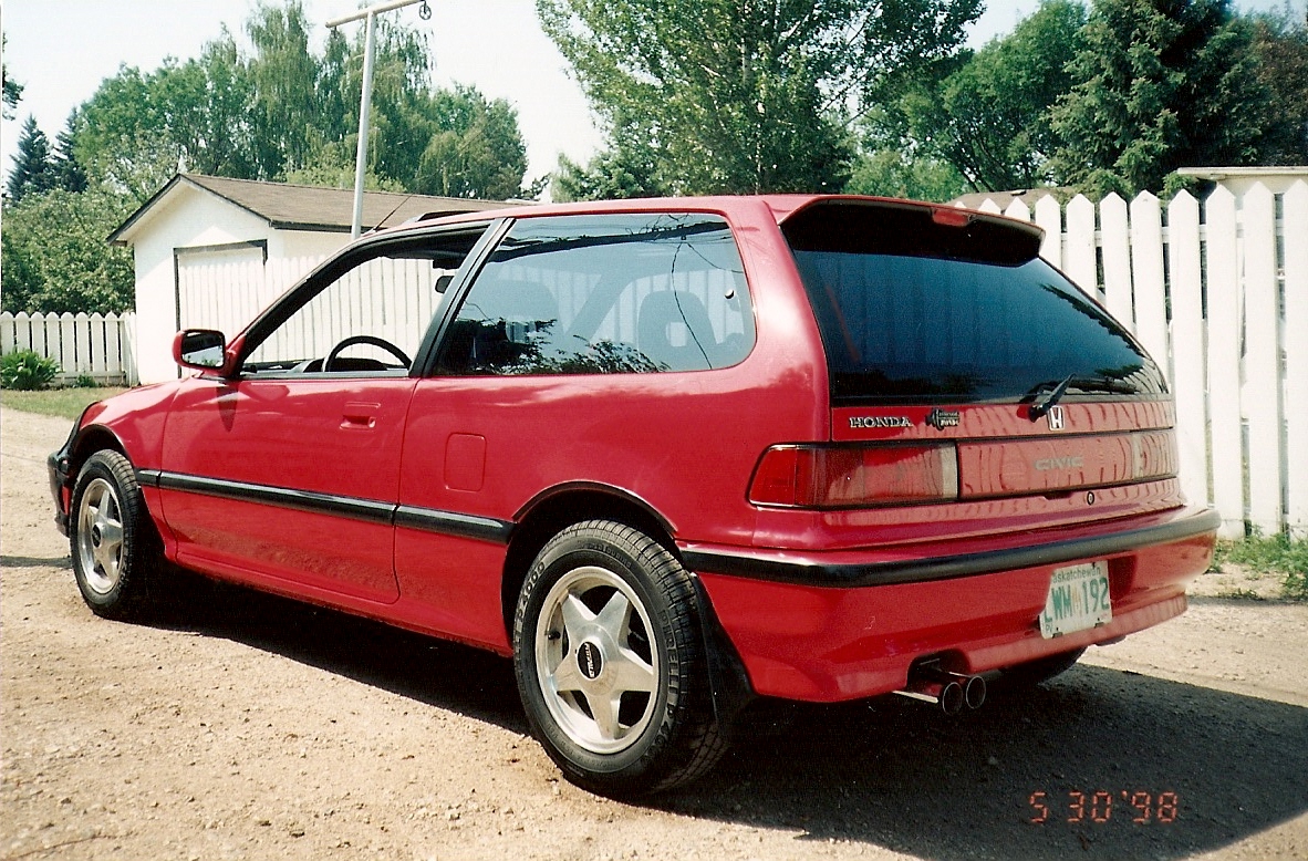 1990 Honda civic hatchback si #2
