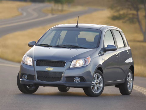 Chevrolet Aveo 2009 Interior. 2009 Chevrolet Aveo, front,