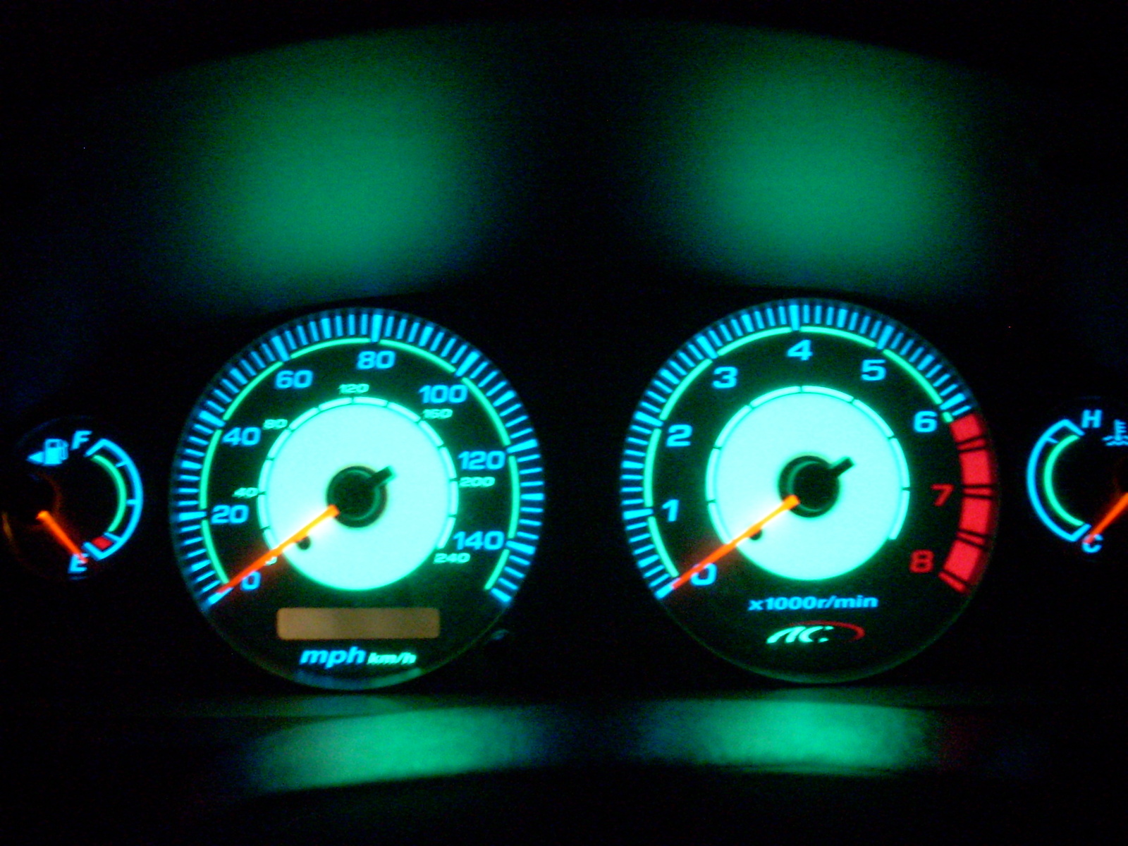 2003 Nissan sentra gauges