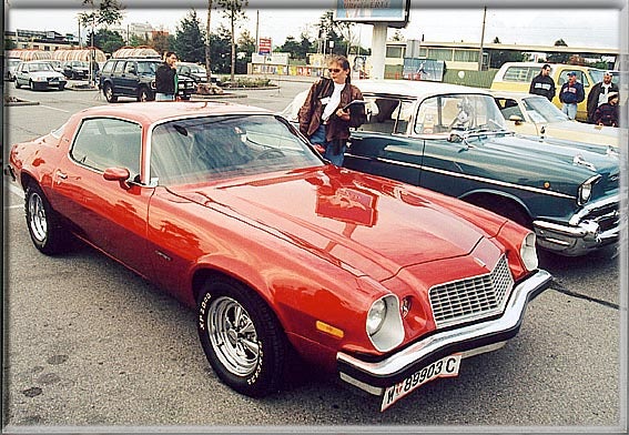 The 1976 Chevrolet Camaro saw few changes from the 1975 model