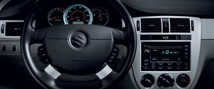 2008 Suzuki Forenza, steering wheel, interior, manufacturer