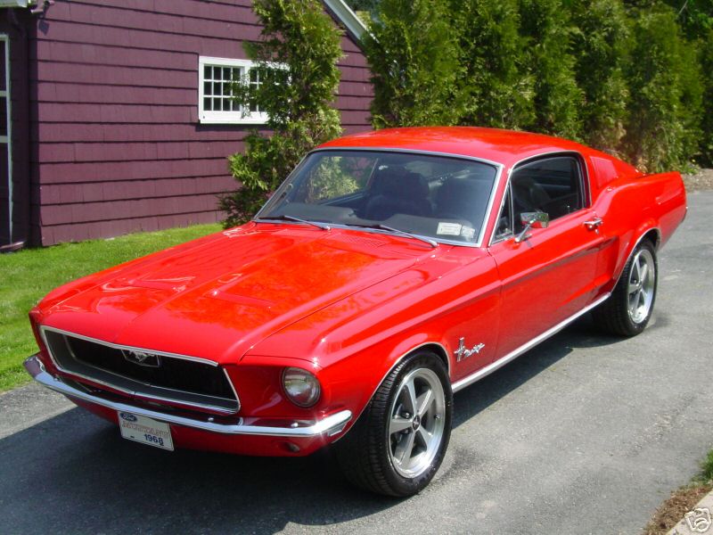 In 1968 the angles on the Mustang got softer but the overall package just