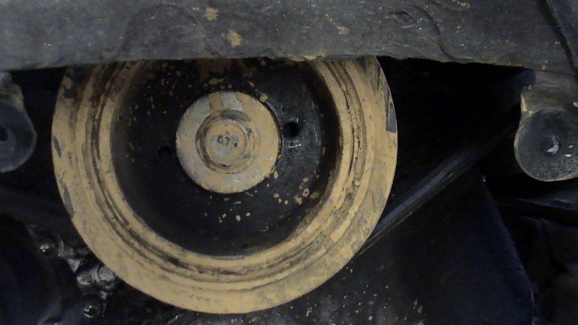 removing crankshaft pulley bolt toyota camry #4