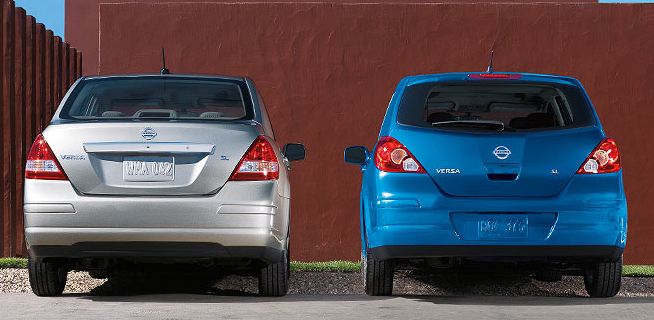 Nissan Versa 2009. 2009 Nissan Versa, Sedan and