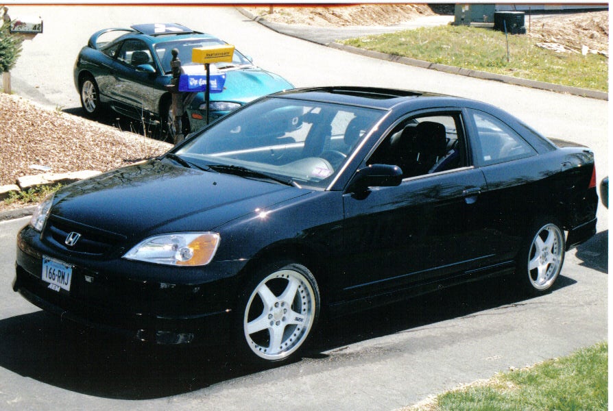 2001 Honda civic tire size