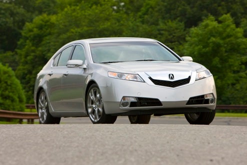 Acura  on 2009 Acura Tl  Front Right Quarter View  Manufacturer  Exterior