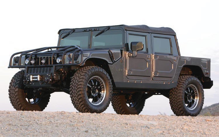 A nice reliable car with sporty features. 2006 Hummer H1 Alpha Open Top picture, exterior.