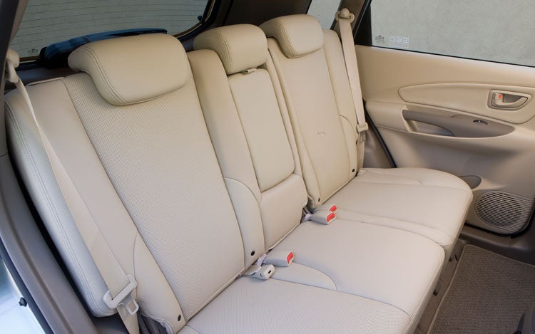 2009 Hyundai Tucson, Interior Backseat View, interior, manufacturer