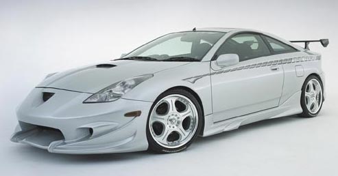 Acura 2008 on Toyota Celica With White Color