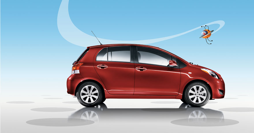 2009 toyota yaris standard features #7