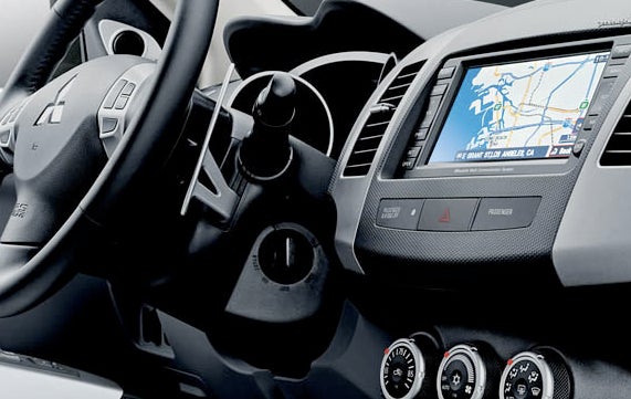 2009 Mitsubishi Outlander, Interior Dashboard View, interior, manufacturer