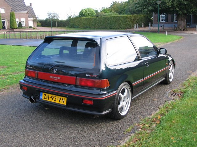 1991 Honda civic hatchback si specs #7