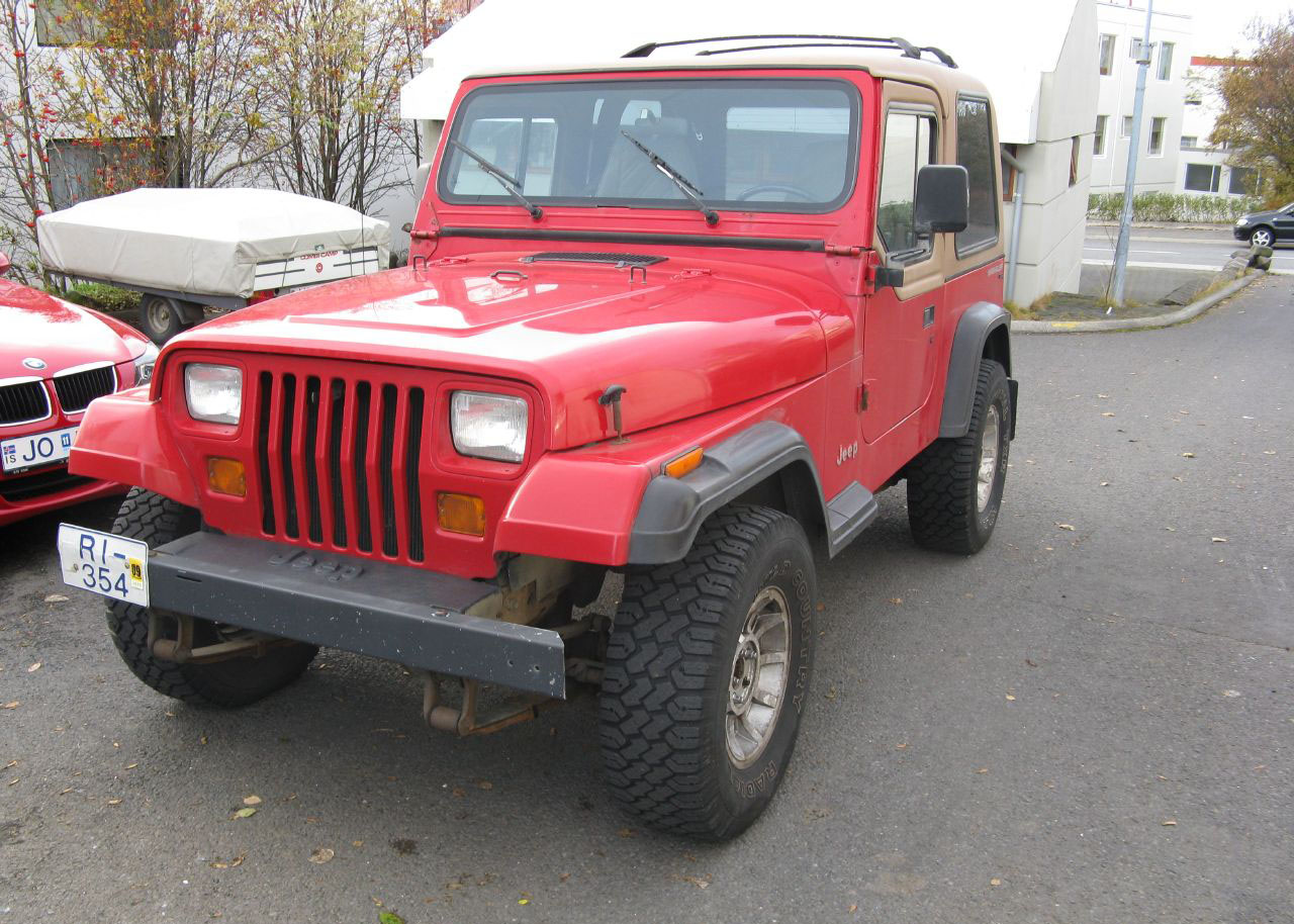 1993 Jeep wrangler sahara yj #5