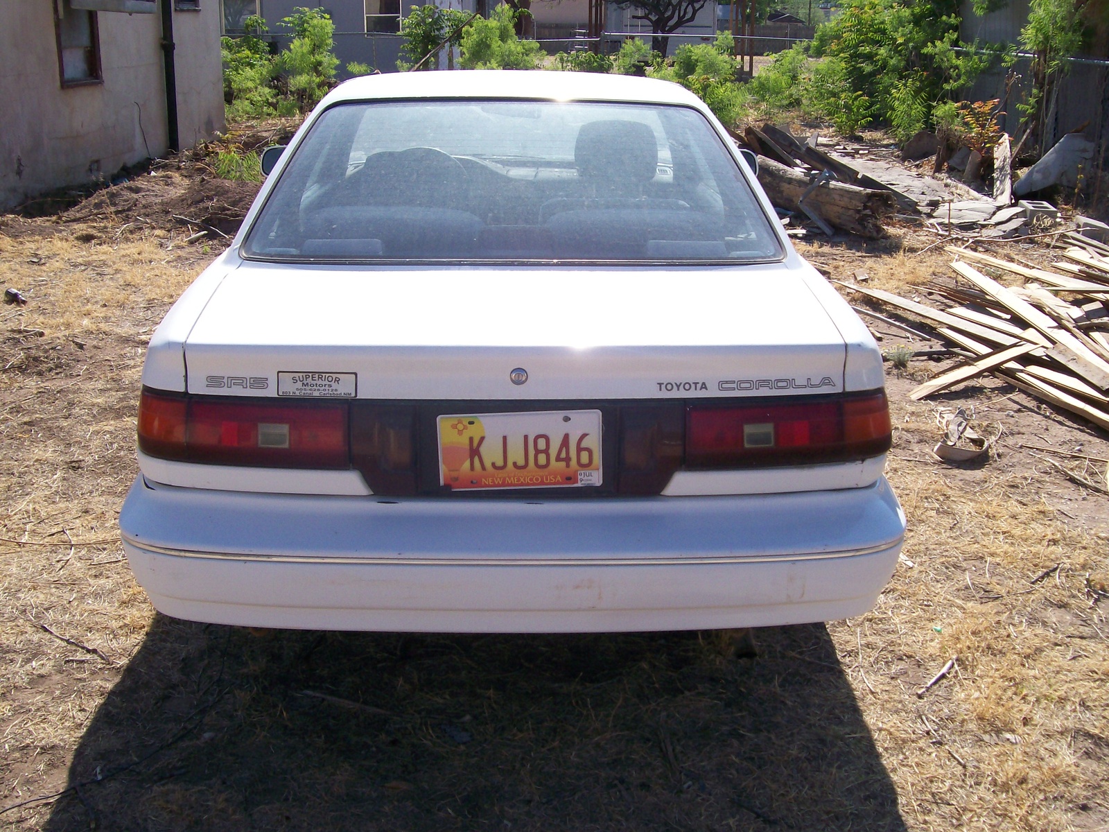 1990 Toyota corolla sr5 specs