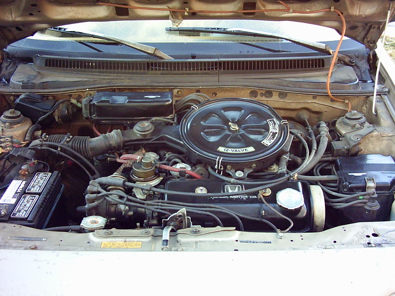 1986 Honda civic wagon engine #5