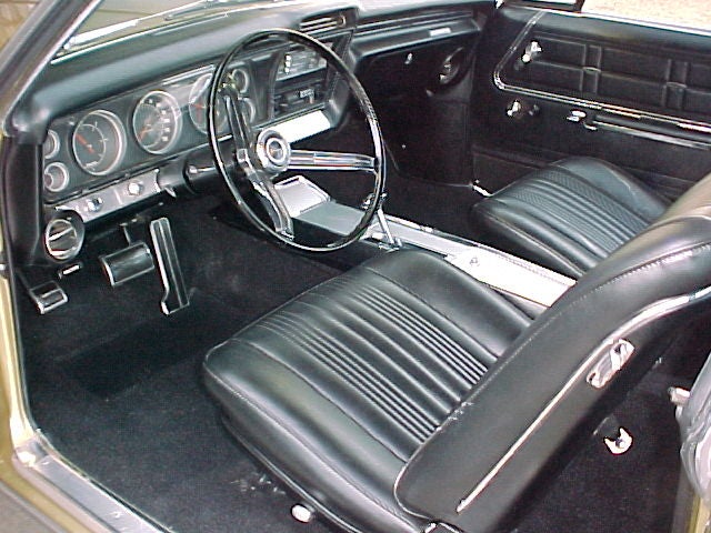 Inside of the 67 Impala