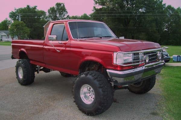 1990 Ford F-150 2 Dr XLT Lariat 4WD Standard Cab LB picture, exterior
