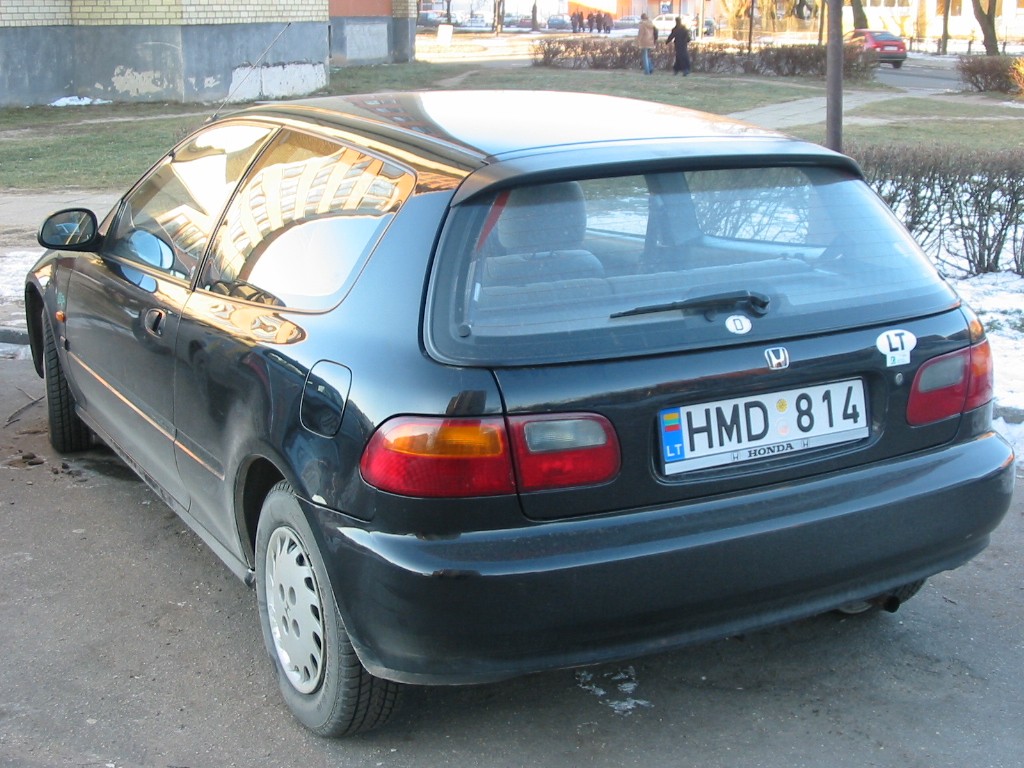 1993 Honda civic cx hatchback mpg #3