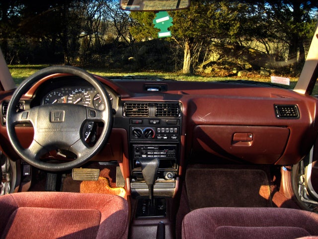 honda accord 2010 sedan interior. 1993 Honda Accord 4 Dr EX