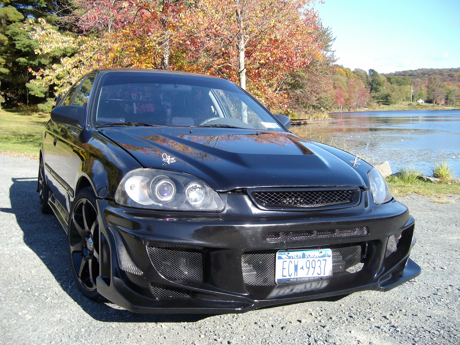 Honda civic lx 1997 body kit #2