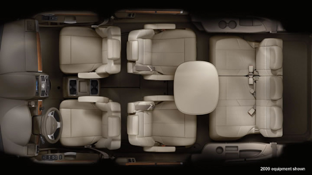 Chrysler town country seating layout #3
