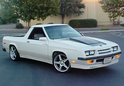 Dodge Rampage Shelby. 1984 Dodge Rampage picture,