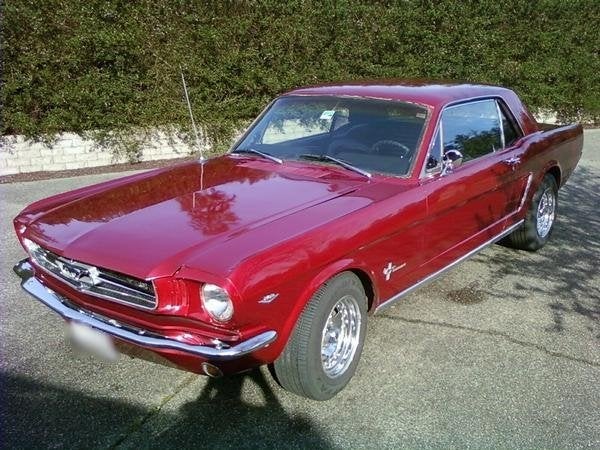 1965 Ford Mustang Coupe with Bench Seats my baby 1965 Ford Mustang V8 289