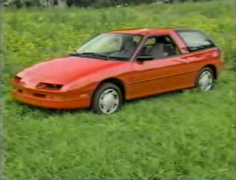1991 Geo Storm 2 Dr 2+2 Hatchback, Mine was Flash Yellow with the