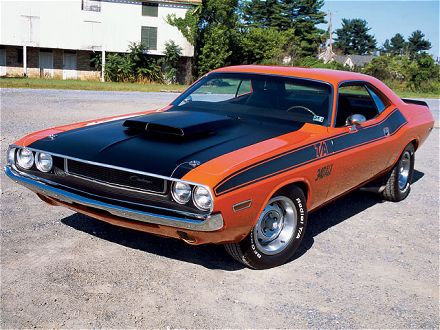 Does the 70 Dodge challenger T A have spoilers on the front valance or is