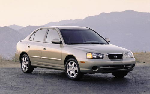 white hyundai elantra 2002. 2002 Hyundai Elantra GLS