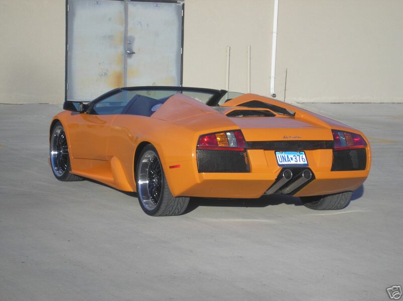 2009 Lamborghini Murcielago Roadster back exterior