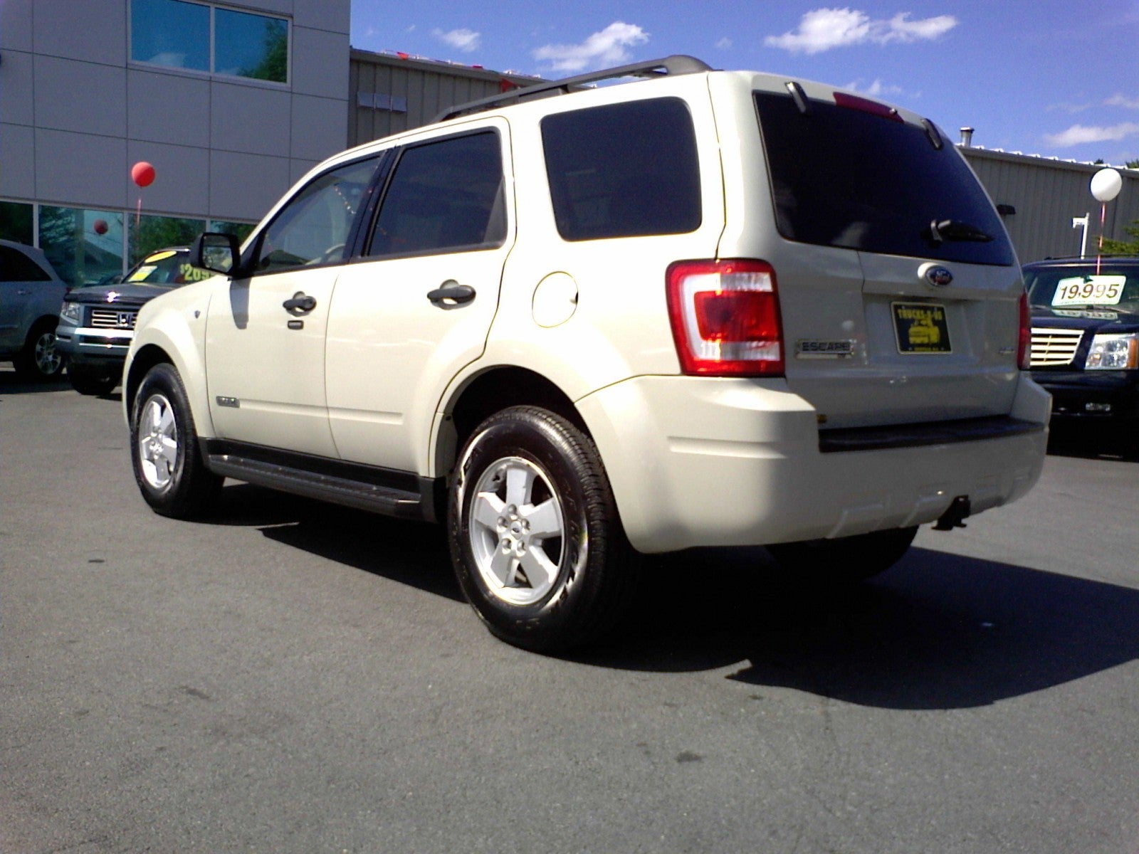 2008 Ford Escape Xlt V6 - www.proteckmachinery.com 2008 Ford Escape Xlt 4wd V6 Towing Capacity
