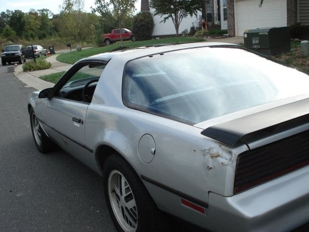 1982 Pontiac Trans Am One of the few spots that needs work exterior
