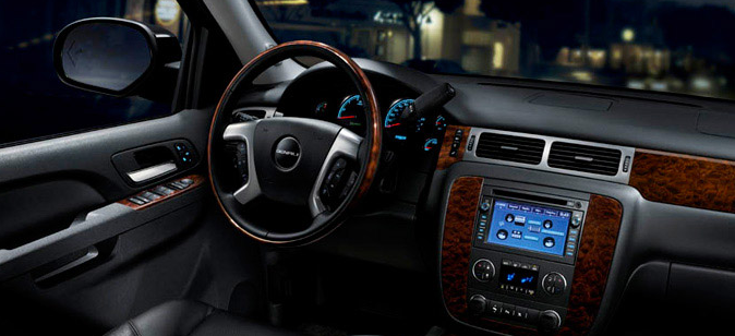 2011 GMC Yukon Denali Hybrid, dashboard, interior, manufacturer