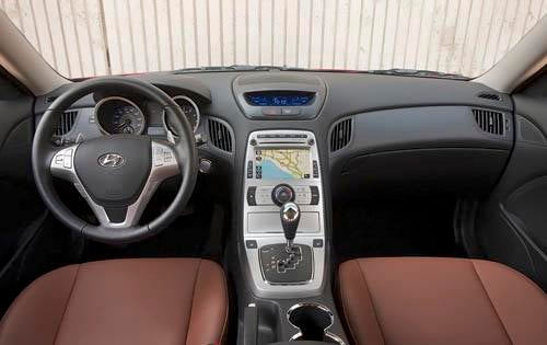 2011 Hyundai Genesis Coupe Interior View manufacturer interior