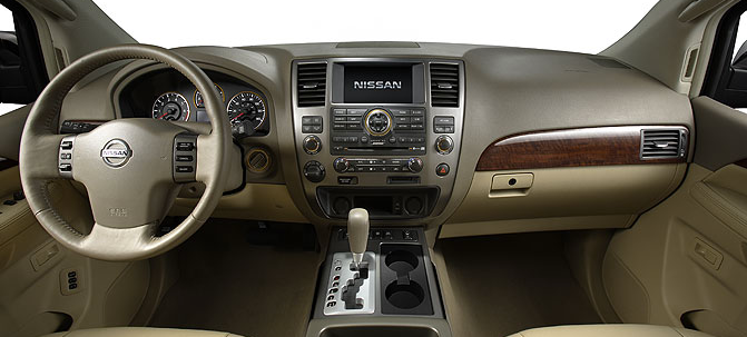 2011 Nissan Armada, dashboard, interior, manufacturer