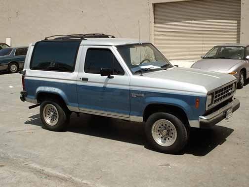 1990 Ford Bronco II 2 Dr XL 4WD SUV not for this one exterior
