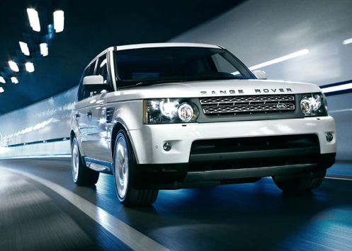 2011 Land Rover Range Rover Sport front three quarter view manufacturer 