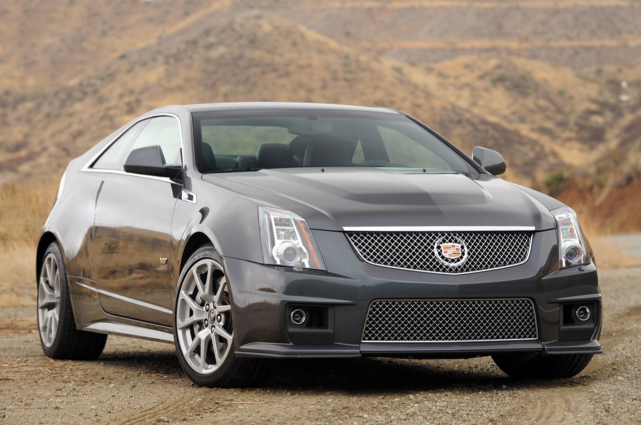 Cadillac  Coupe on 2012 Cadillac Cts V Coupe  Front Right Quarter View  Manufacturer